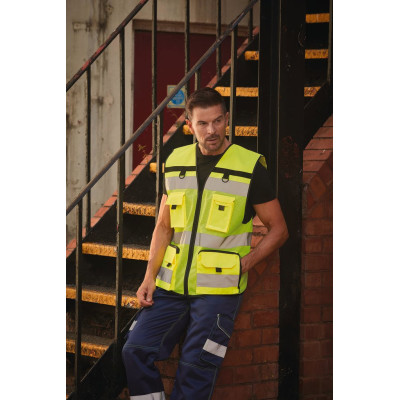High-visibility ripstop vest